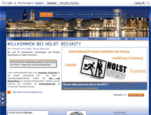 Tablet Screenshot of holst-security.de